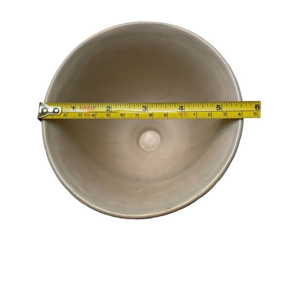 VINTAGE RED WING POTTERY PEDESTAL DISH # 5004 - Picture 3 of 6